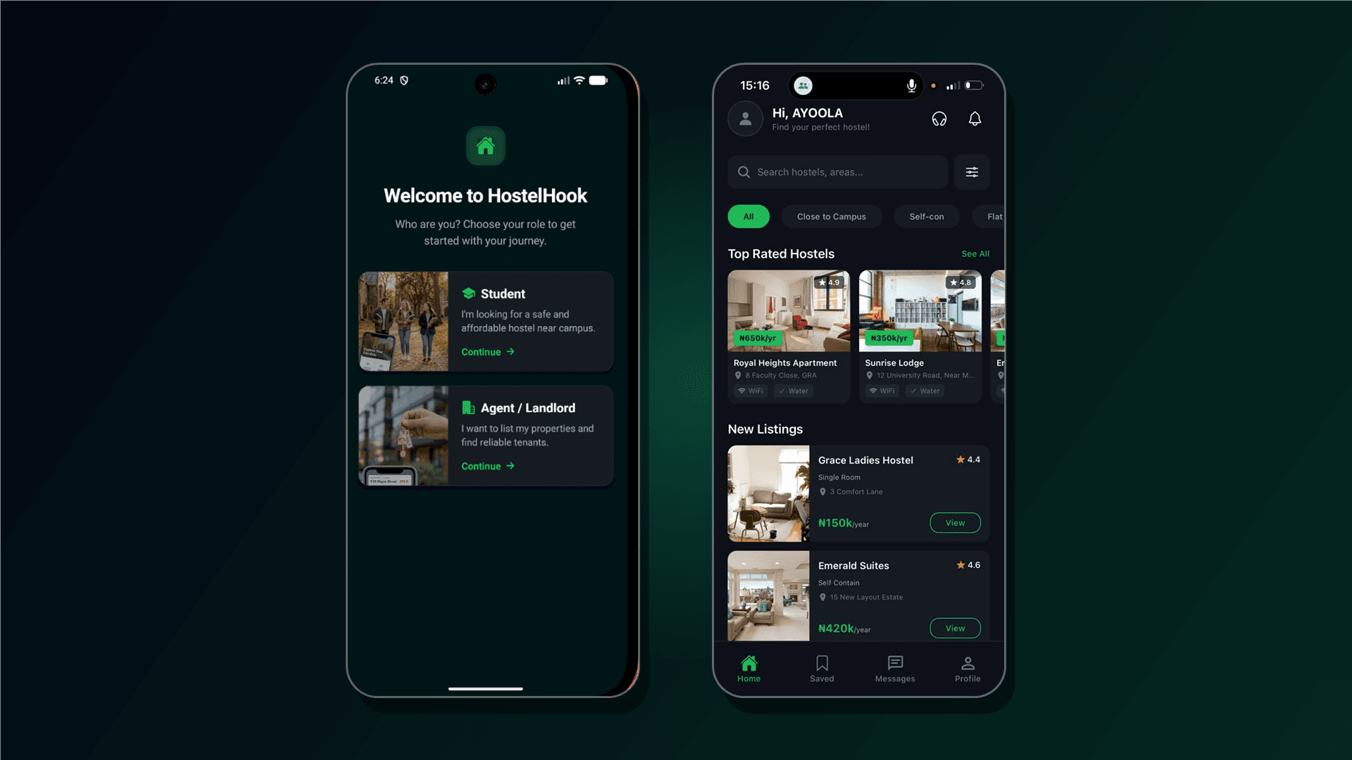 Cross-Platform Student Housing Marketplace (iOS, Android & Admin)